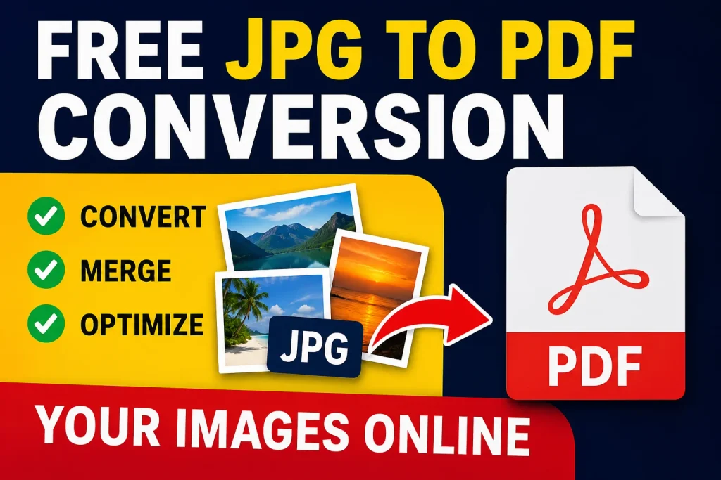 Free JPG to PDF Conversion